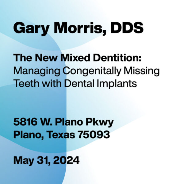 Mixed Dentition Course Sponsorship